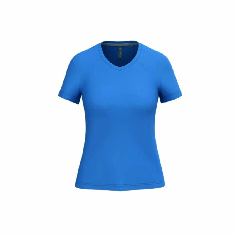 Tee-shirt col V femme personnalisable | Textile corporate 22 coloris