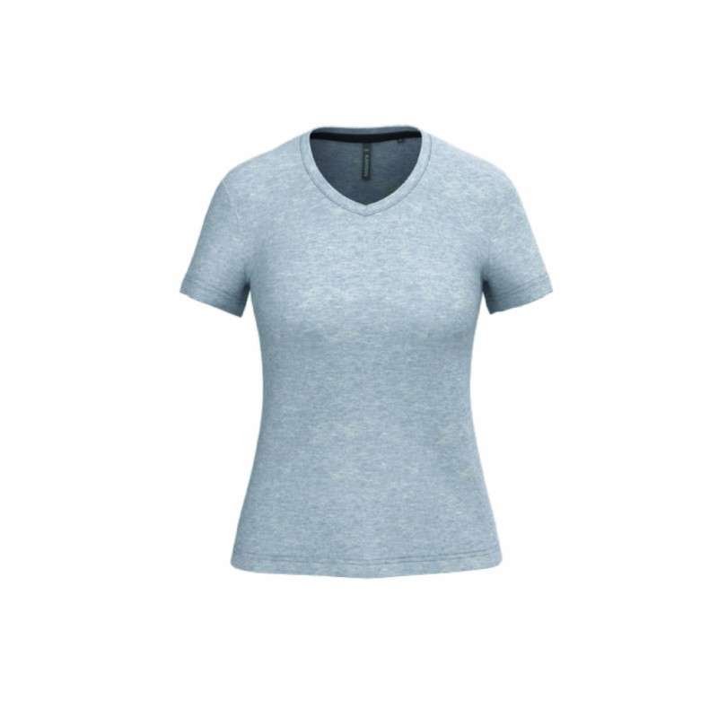 Tee-shirt col V femme personnalisable | Textile corporate 22 coloris
