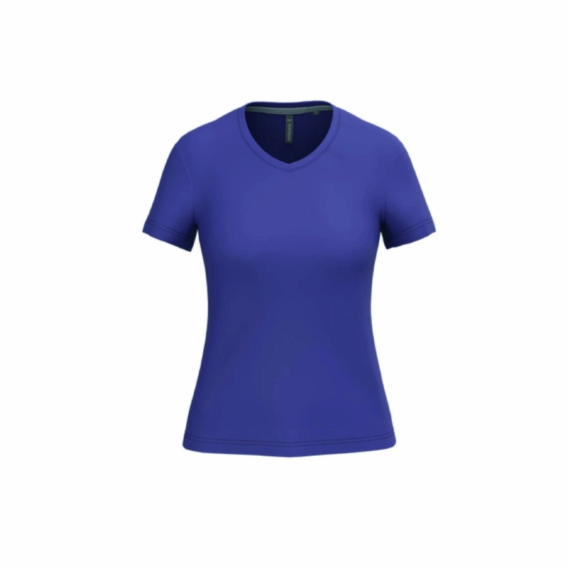 Tee-shirt col V femme personnalisable | Textile corporate 22 coloris