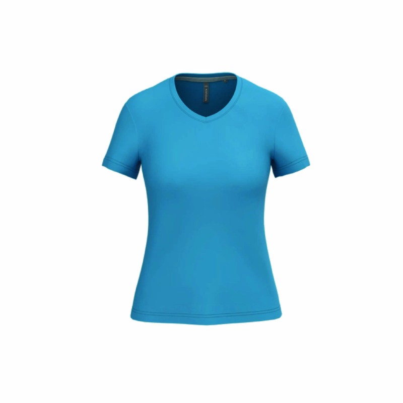 Tee-shirt col V femme personnalisable | Textile corporate 22 coloris