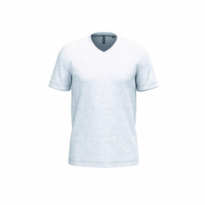 Tee-shirt col V homme personnalisable | Textile corporate 22 coloris