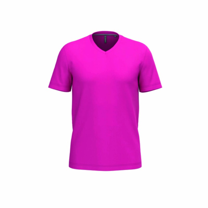 Tee-shirt col V homme personnalisable | Textile corporate 22 coloris