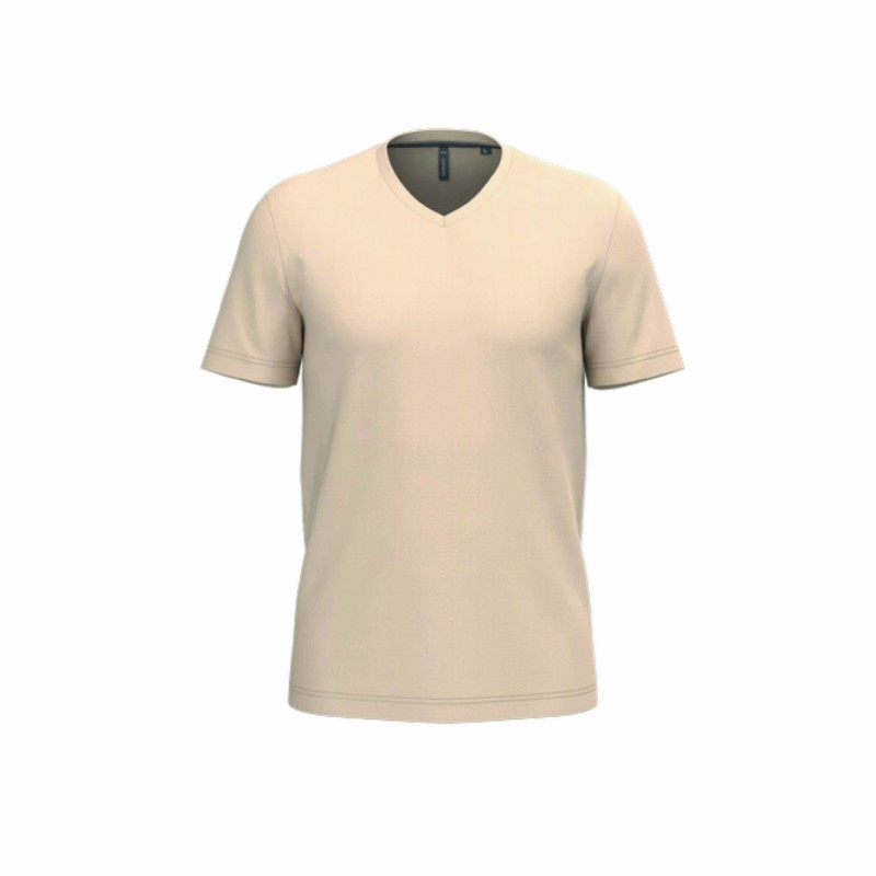 Tee-shirt col V homme personnalisable | Textile corporate 22 coloris