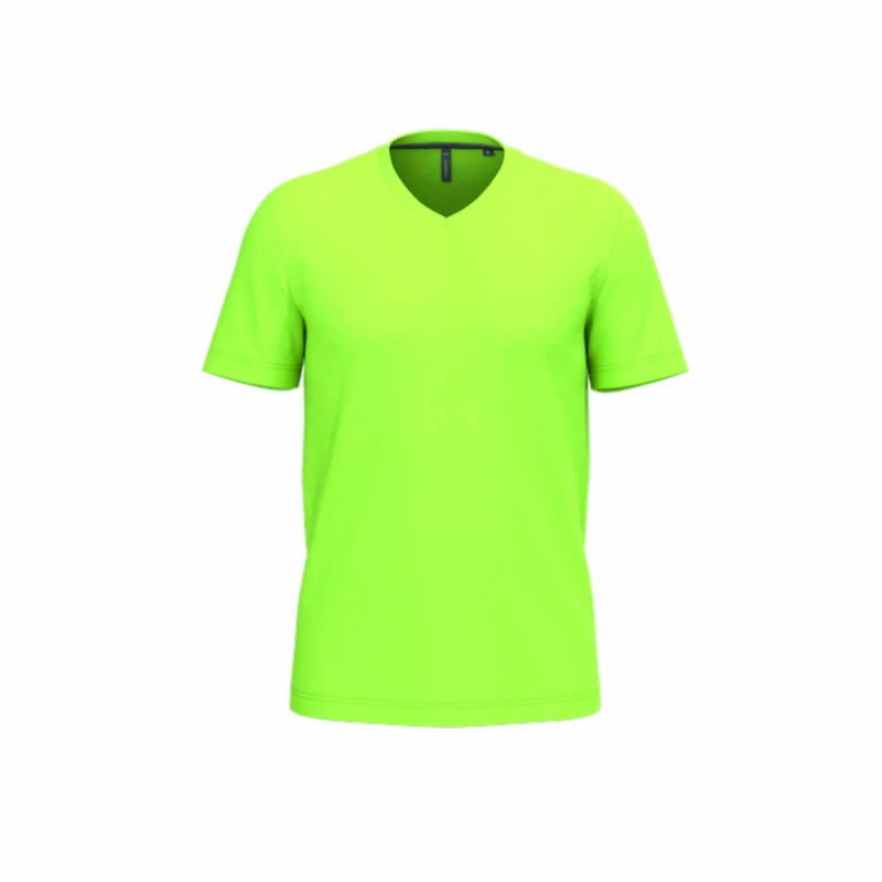 Tee-shirt col V homme personnalisable | Textile corporate 22 coloris