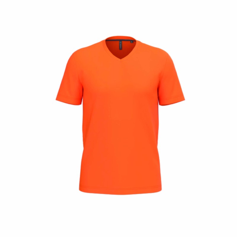 Tee-shirt col V homme personnalisable | Textile corporate 22 coloris
