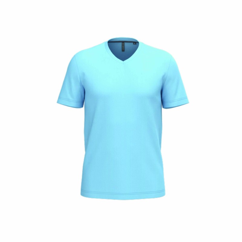 Tee-shirt col V homme personnalisable | Textile corporate 22 coloris