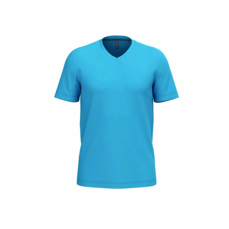 Tee-shirt col V homme personnalisable | Textile corporate 22 coloris