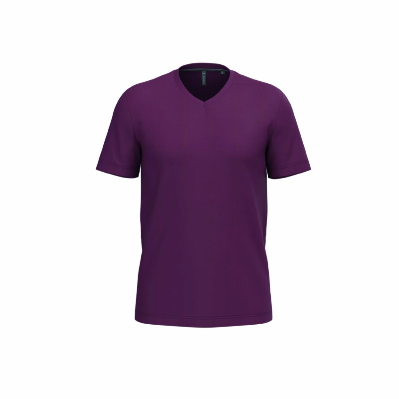 Tee-shirt col V homme personnalisable | Textile corporate 22 coloris