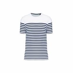 Tee-shirt marin homme en coton biologique | Textile personnalisé