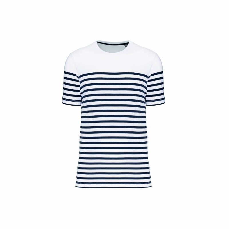 Tee-shirt marin homme en coton biologique | Textile personnalisé