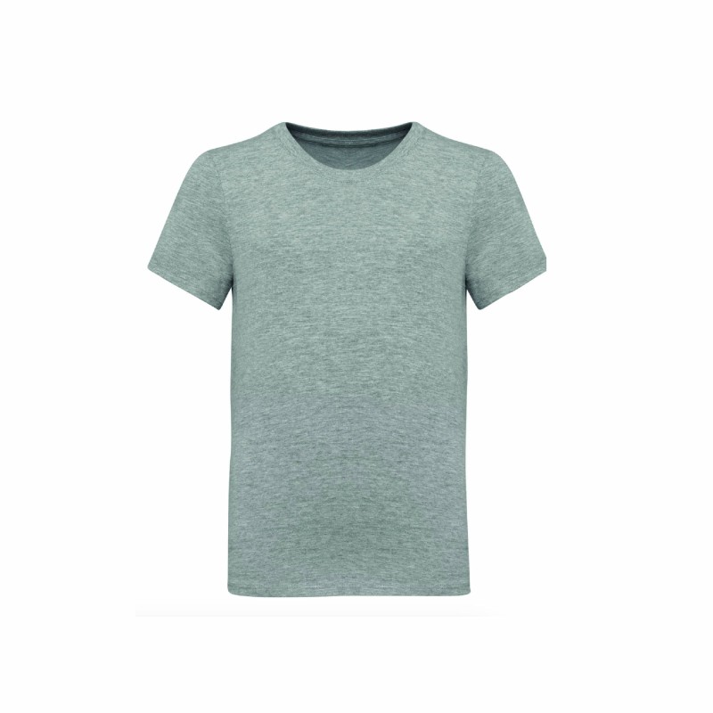 Tee-shirt col rond enfant en coton peigné | Textile personnalisé