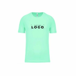 Tee-shirt manches courtes de sport enfant en polyester