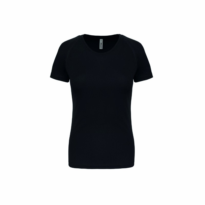 Tee-shirt manches courtes de sport femme en polyester