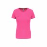 Tee-shirt manches courtes de sport femme en polyester