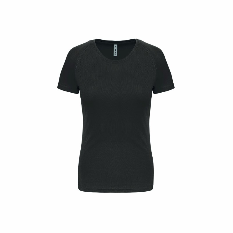 Tee-shirt manches courtes de sport femme en polyester