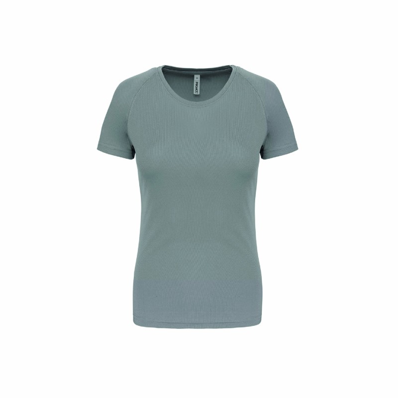 Tee-shirt manches courtes de sport femme en polyester