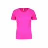 Tee-shirt manches courtes de sport femme en polyester