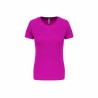 Tee-shirt manches courtes de sport femme en polyester