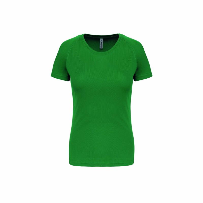 Tee-shirt manches courtes de sport femme en polyester
