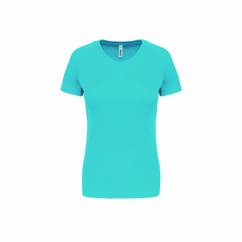 Tee-shirt manches courtes de sport femme en polyester