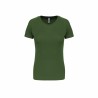 Tee-shirt manches courtes de sport femme en polyester