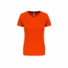 Tee-shirt manches courtes de sport femme en polyester