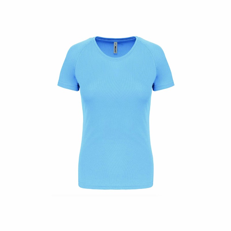 Tee-shirt manches courtes de sport femme en polyester