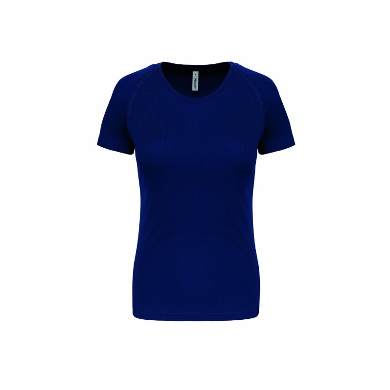 Tee-shirt manches courtes de sport femme en polyester