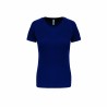 Tee-shirt manches courtes de sport femme en polyester