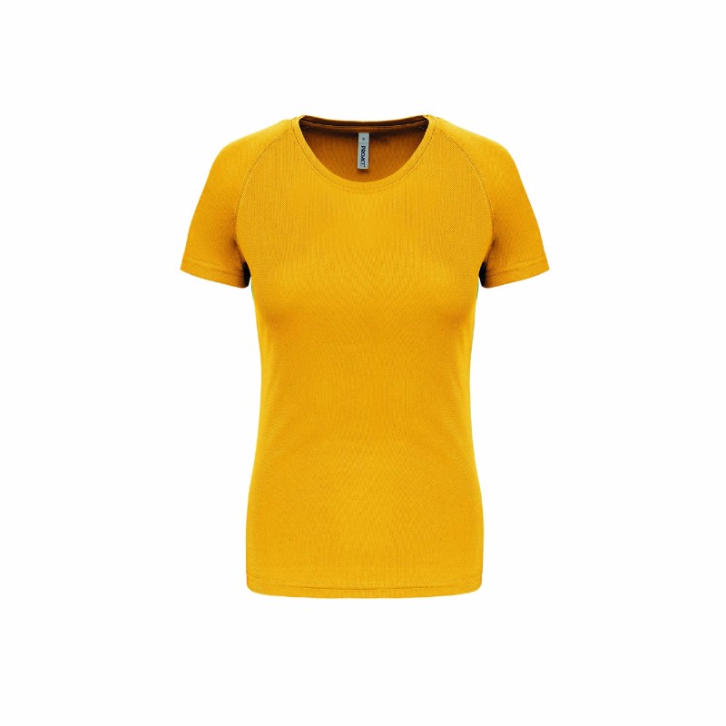 Tee-shirt manches courtes de sport femme en polyester