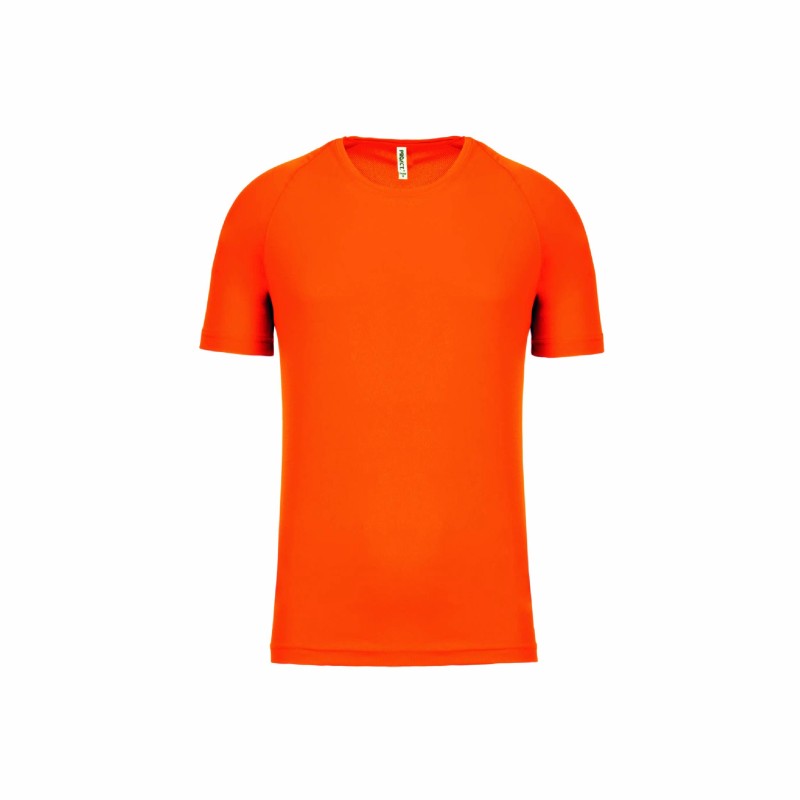 Tee-shirt manches courtes de sport homme en polyester