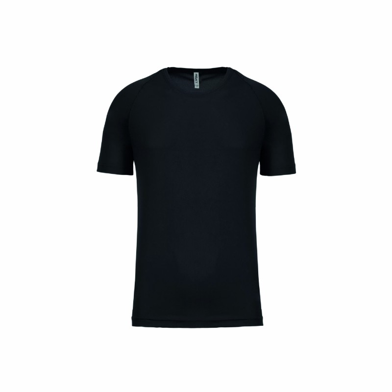 Tee-shirt manches courtes de sport homme en polyester