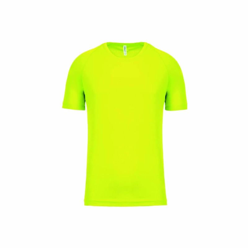 Tee-shirt manches courtes de sport homme en polyester