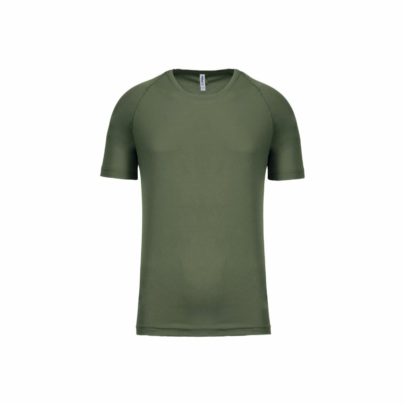 Tee-shirt manches courtes de sport homme en polyester
