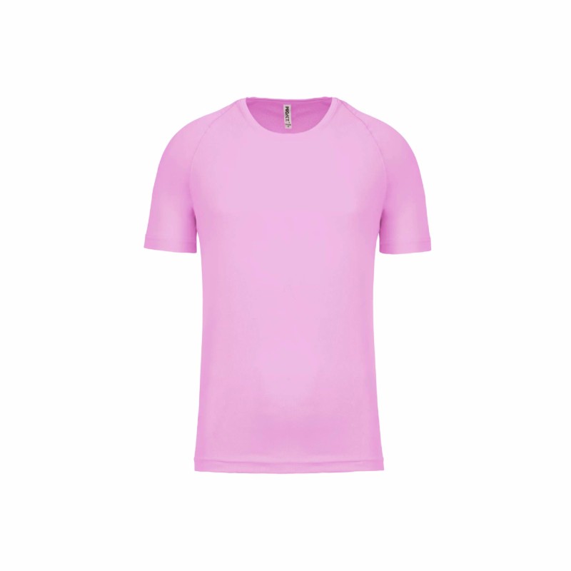 Tee-shirt manches courtes de sport homme en polyester