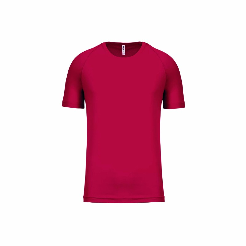 Tee-shirt manches courtes de sport homme en polyester