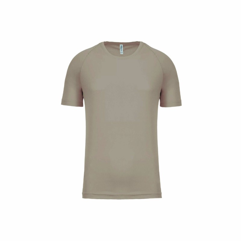 Tee-shirt manches courtes de sport homme en polyester