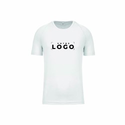 Tee-shirt manches courtes de sport homme en polyester