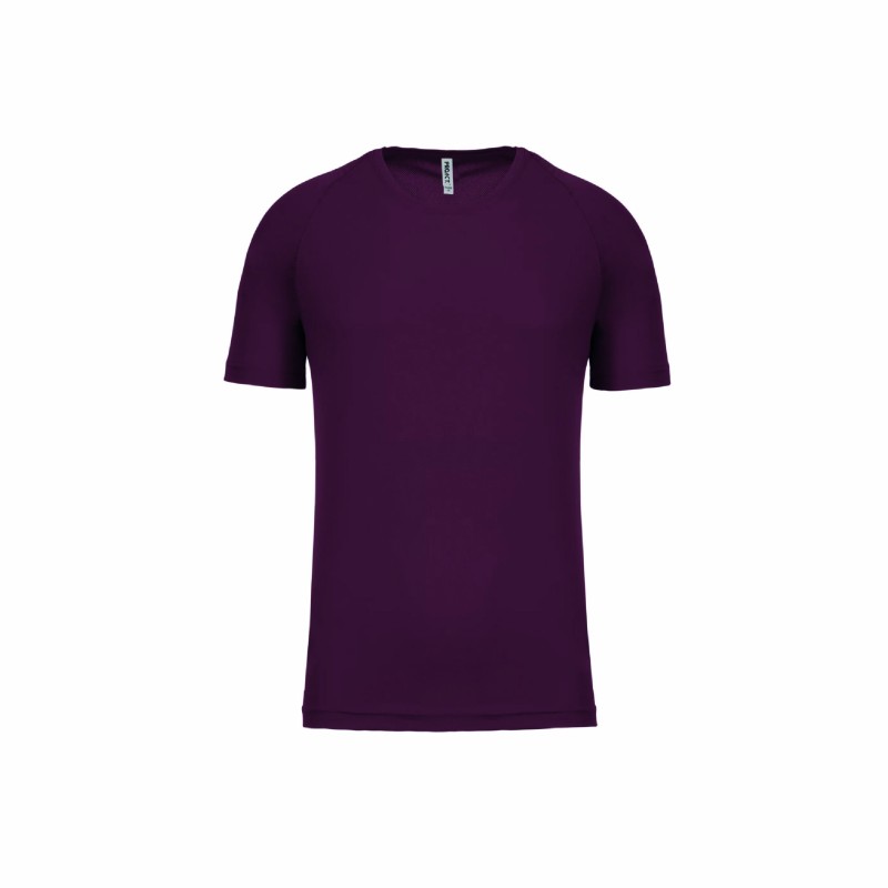 Tee-shirt manches courtes de sport homme en polyester
