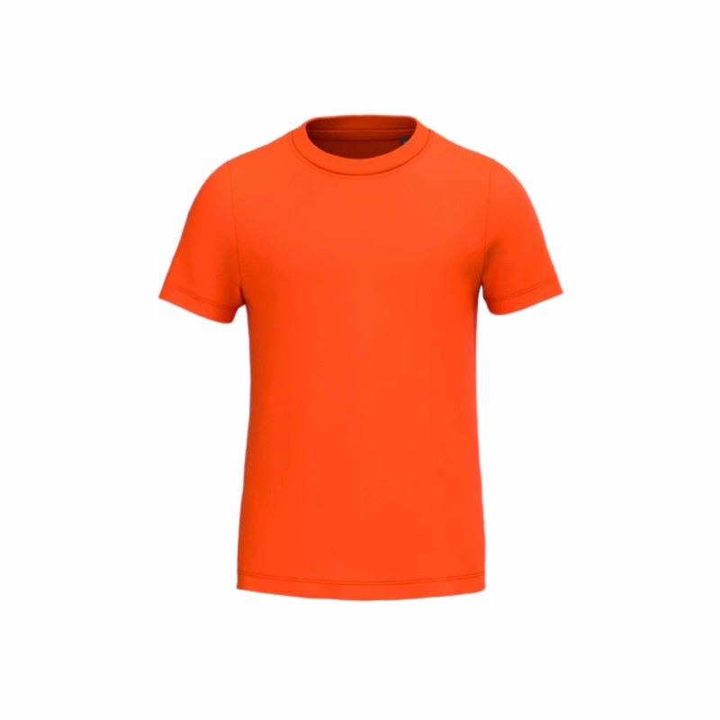 Tee-shirt manches courtes bio enfant en coton peigné