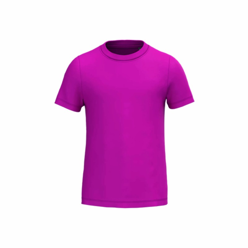 Tee-shirt manches courtes bio enfant en coton peigné