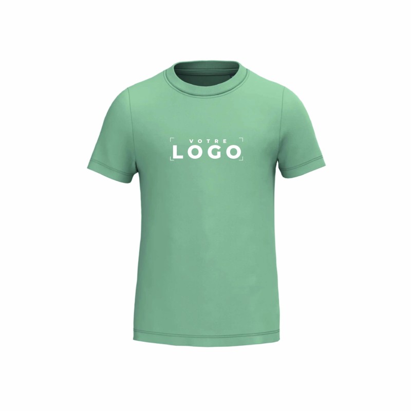 Tee-shirt manches courtes bio enfant en coton peigné