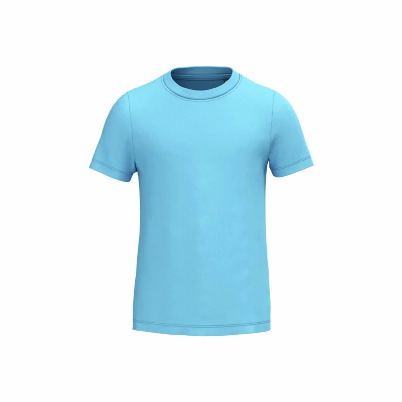 Tee-shirt manches courtes bio enfant en coton peigné