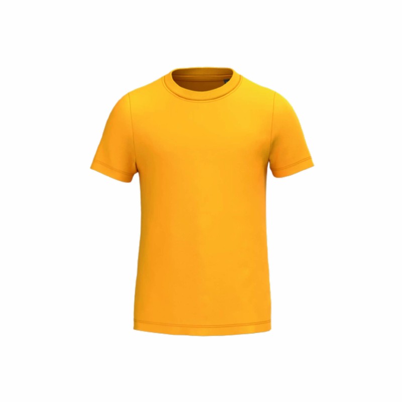 Tee-shirt manches courtes bio enfant en coton peigné