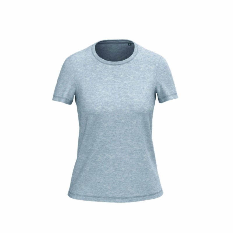 Tee-shirt manches courtes bio femme en coton peigné