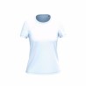 Tee-shirt manches courtes bio femme en coton peigné