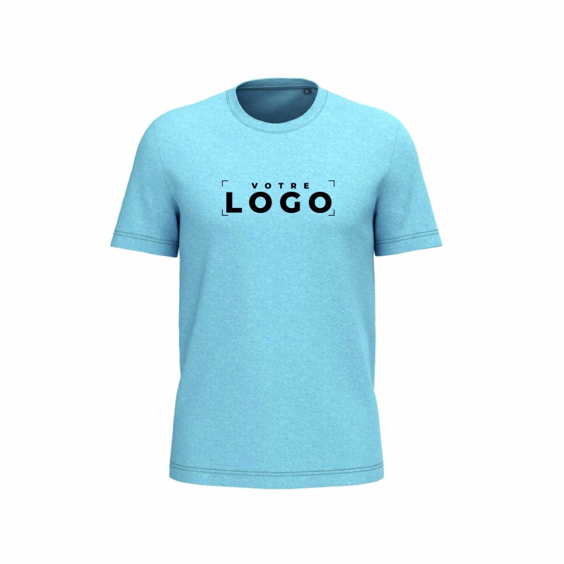 Tee-shirt manches courtes bio homme en coton peigné