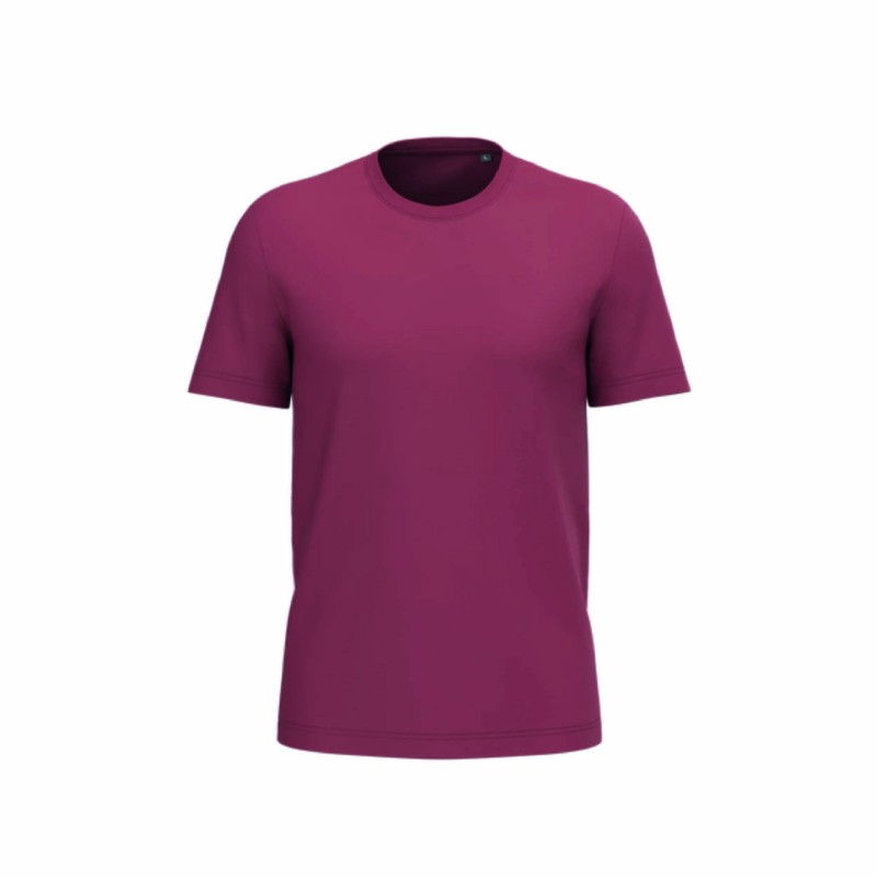 Tee-shirt manches courtes bio homme en coton peigné