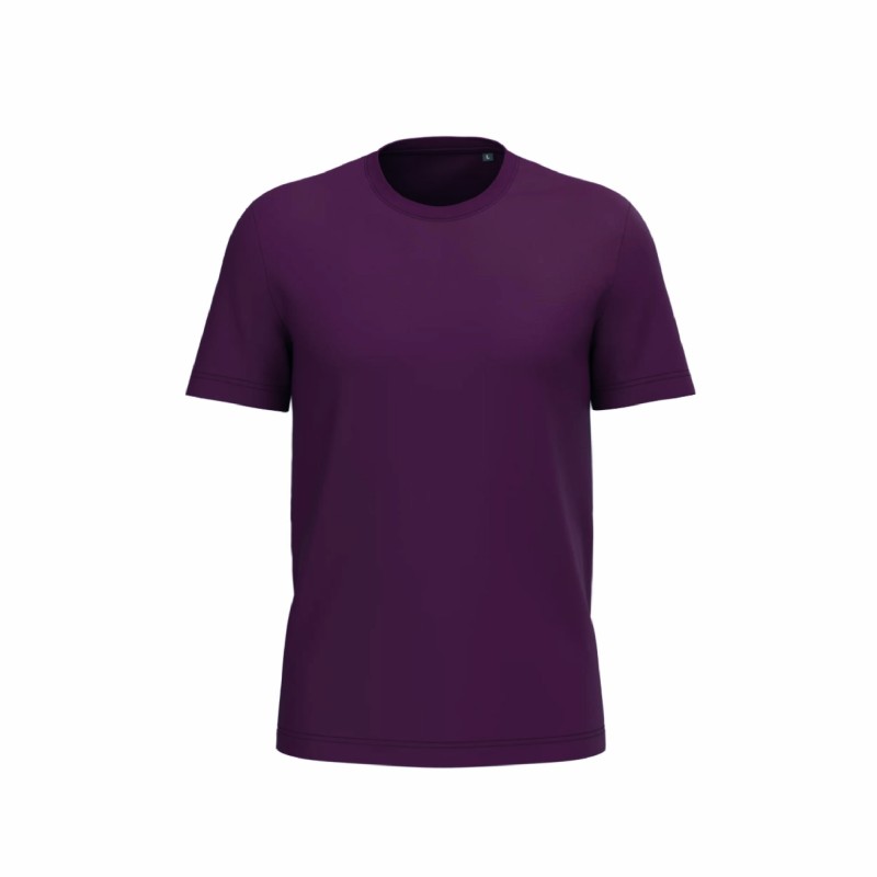 Tee-shirt manches courtes bio homme en coton peigné