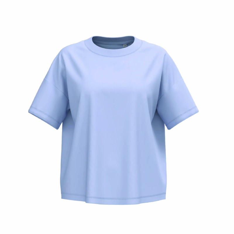 Tee-shirt oversize écoresponsable femme en coton bio